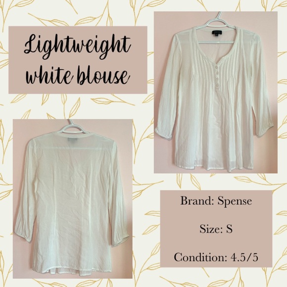 Lightweight white blouse - Picture 1 of 1